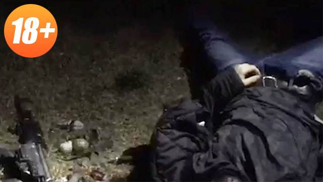 Обнародовано видео с места ликвидации боевика в Дагестане