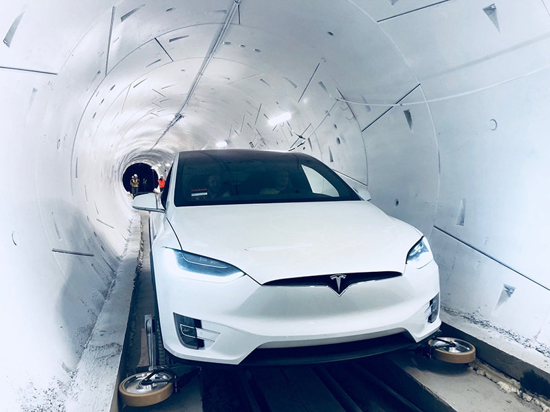  The Boring Company Илона Маска открыла свой первый скоростной тоннель под Лос-Анджелесом (ВИДЕО)