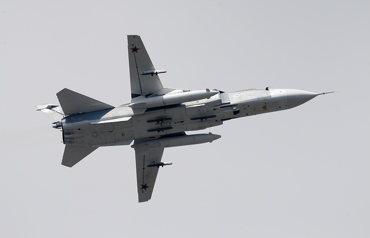 МО РФ опровергло сообщение британских ВВС о перехвате российских Су-24 над Черным морем