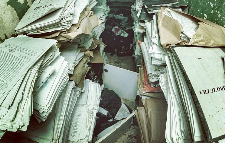 В заброшенном здании УФМС в Москве обнаружены личные документы россиян