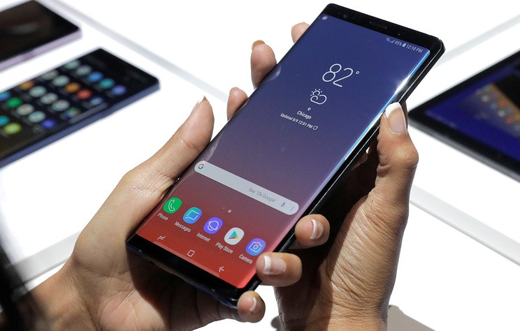В Нью-Йорке представили смартфон Samsung Galaxy Note 9
