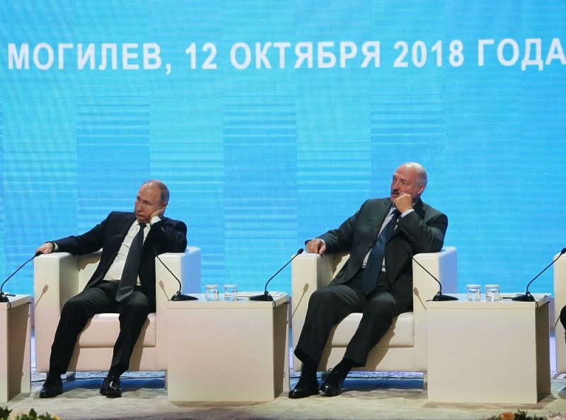 Путину выключили звук в Белоруссии