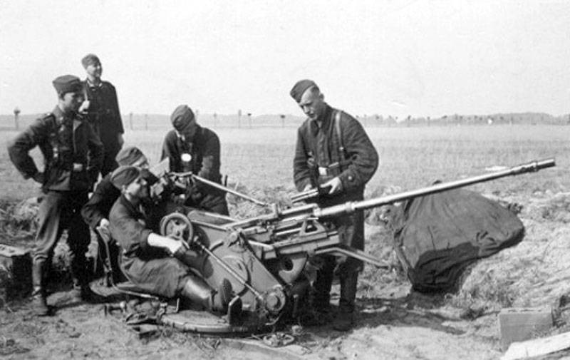 Немецкие малокалиберные зенитные установки против советской авиации (часть 4)
