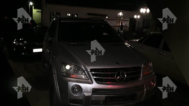 РЕН ТВ публикует кадры с места обстрела машины высокопоставленного полицейского в Ингушетии