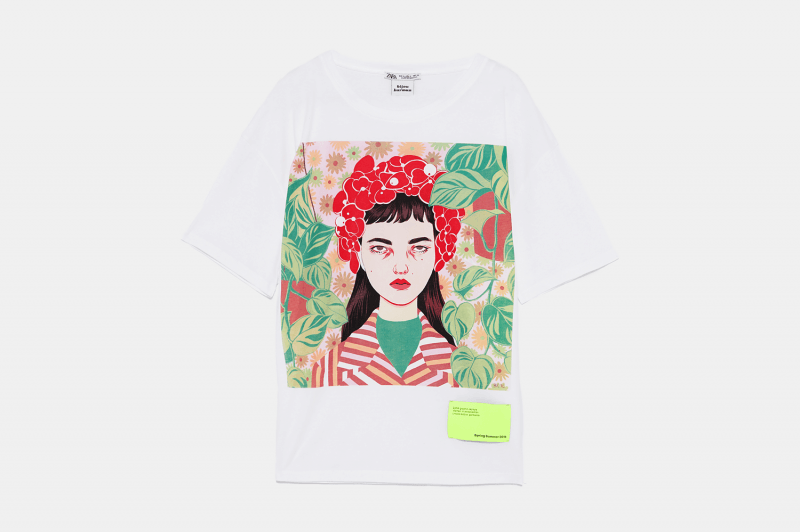 Girl Power: футболки и толстовки Zara с принтами молодых художниц