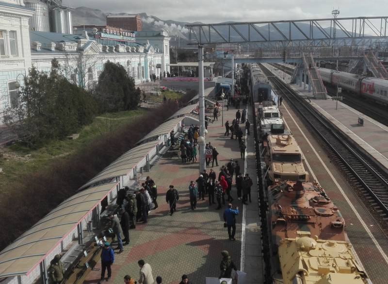 Поезд «Сирийский перелом» в Новороссийске