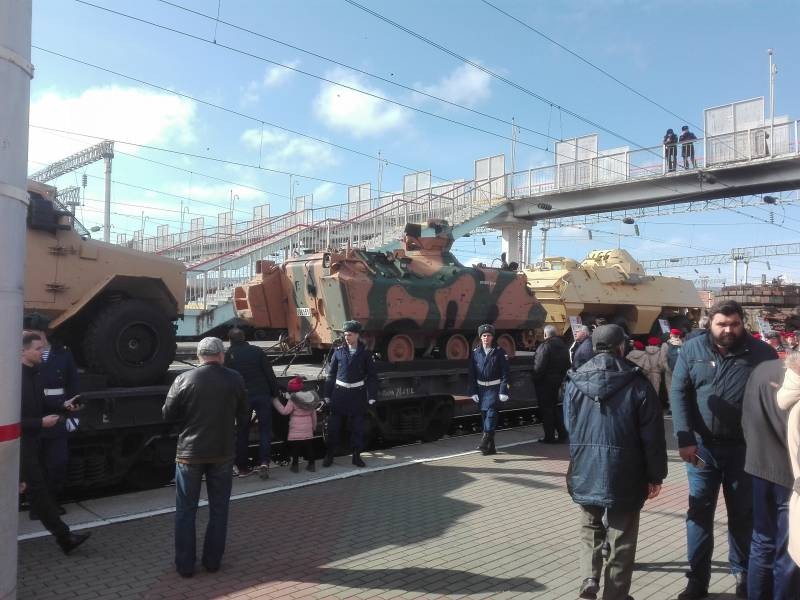 Поезд «Сирийский перелом» в Новороссийске