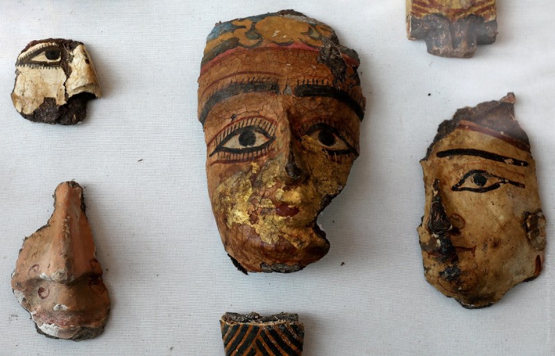 Фотофакт. В Египте открыли гробницу, где нашли мумии мышей и соколов