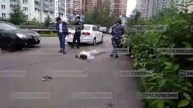 Видео с места гибели байкерши, задержанной с наркотиками в Петербурге
