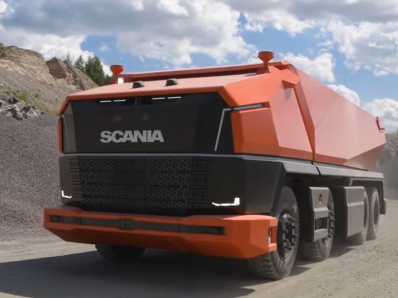  Scania представила собственный прототип беспилотного грузовика без кабины (ВИДЕО)