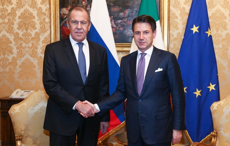 Лавров проводит в Риме встречу с премьер-министром Италии